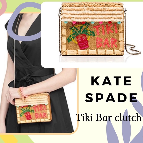 kate spade Handbags - Kate spade 🍹Tiki Bar Clutch🍍